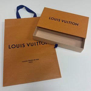 Louis Vuitton Gift Box ( empty) and Shopping Bag ( empty)